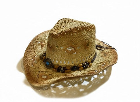 The Azure Horizon Straw Fedora