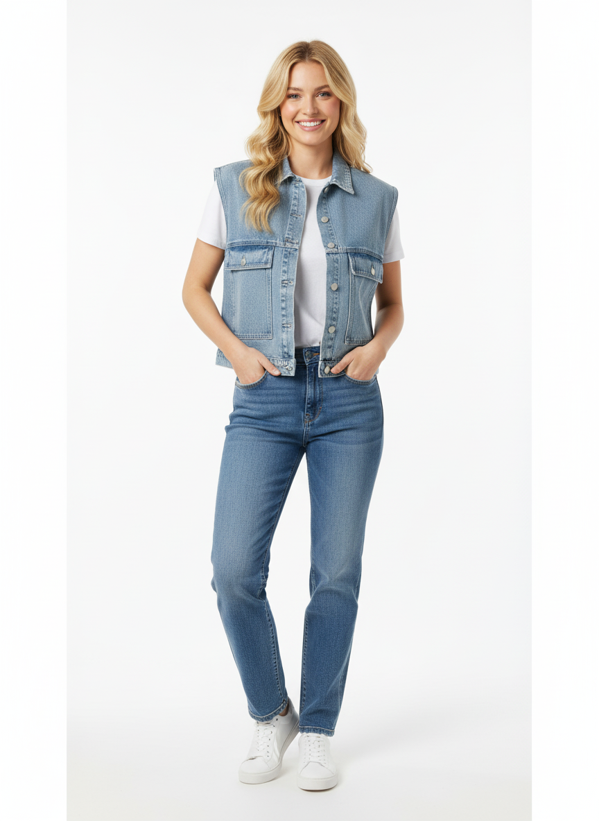 Classic Denim Vest
