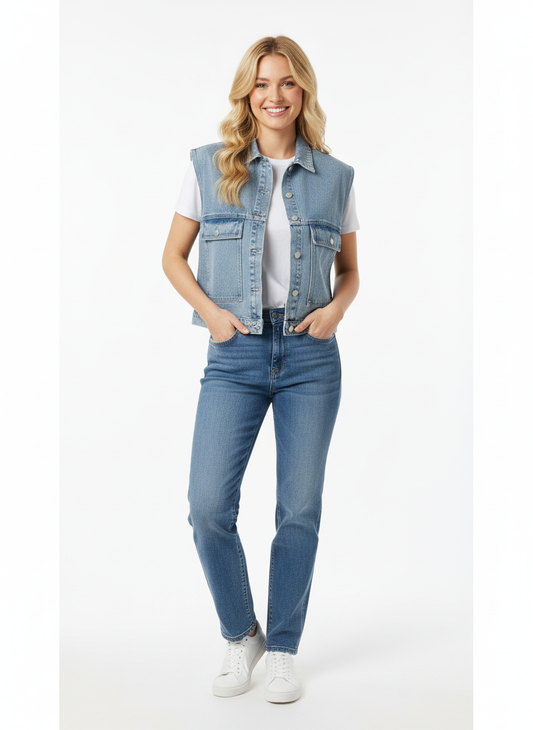Classic Denim Vest