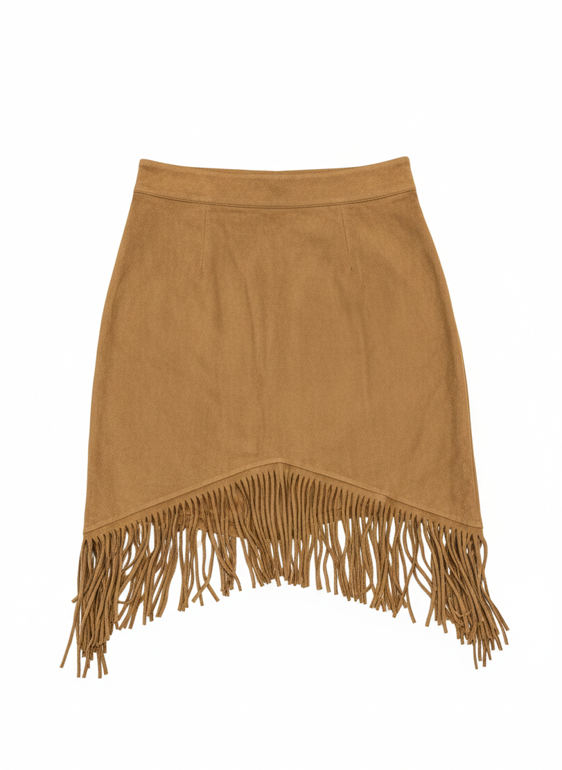 The "Aria" Tiered Suede Mini