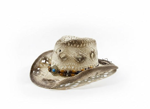 The Azure Horizon Straw Fedora